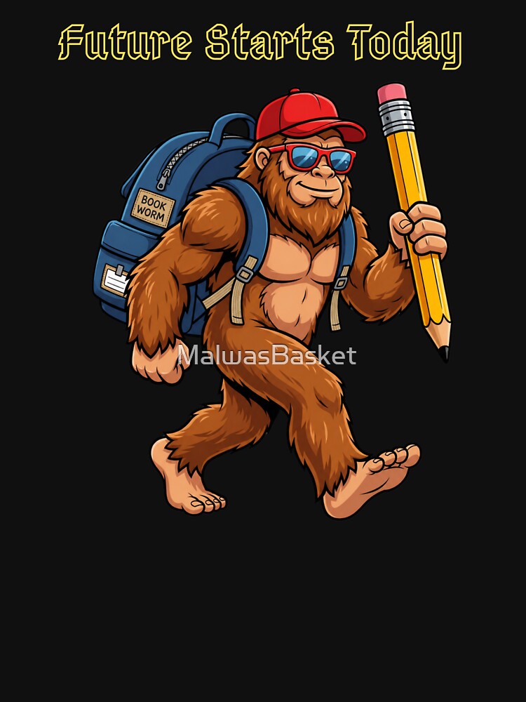 Future Starts Today, Back to School T-Shirt Funny by MalwasBasket