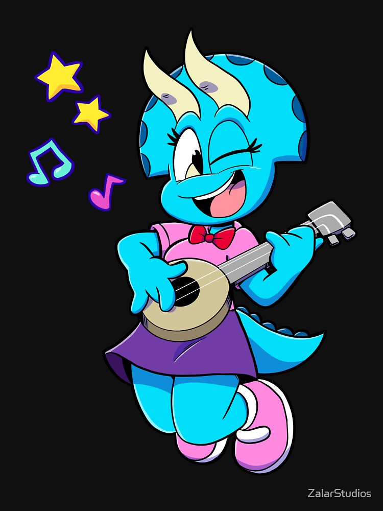 Trixie the musical Triceratops by ZalarStudios