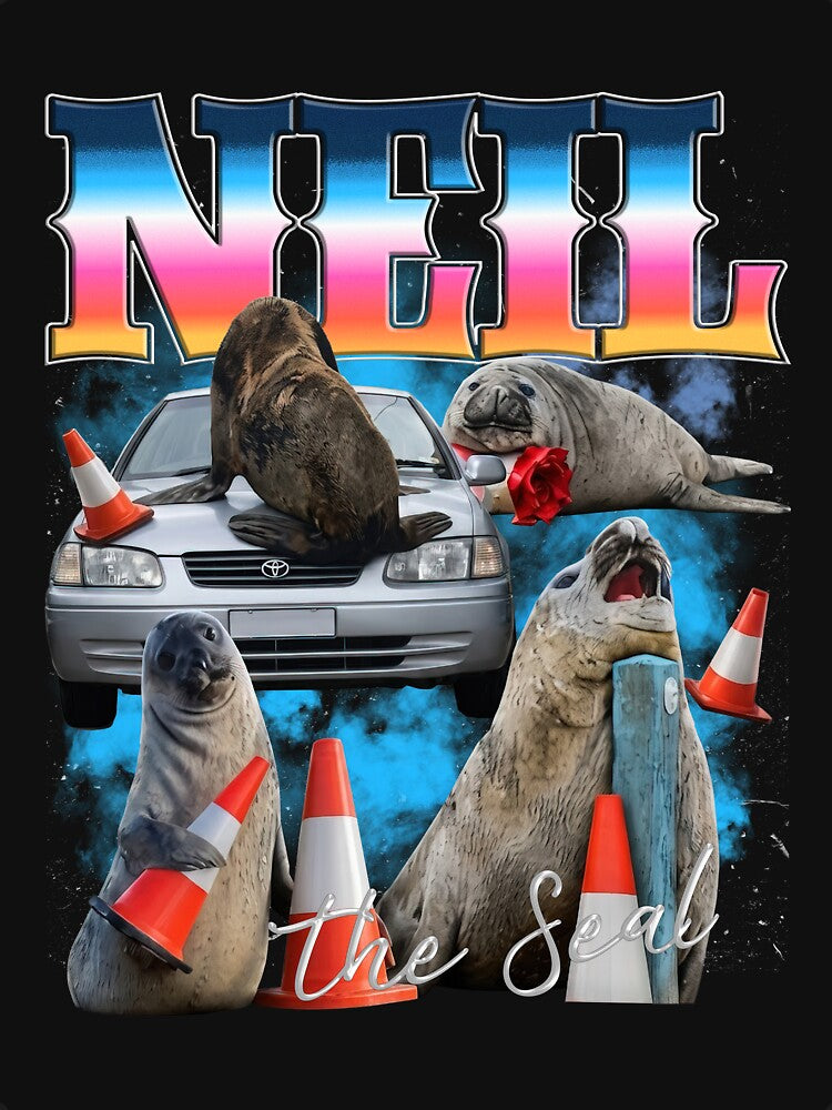 neil the seal vintage bootleg by PontiaGudam