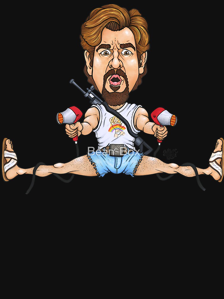 Zohan Dvir Hairdresser Comedy Character Caricature by Bean-Box