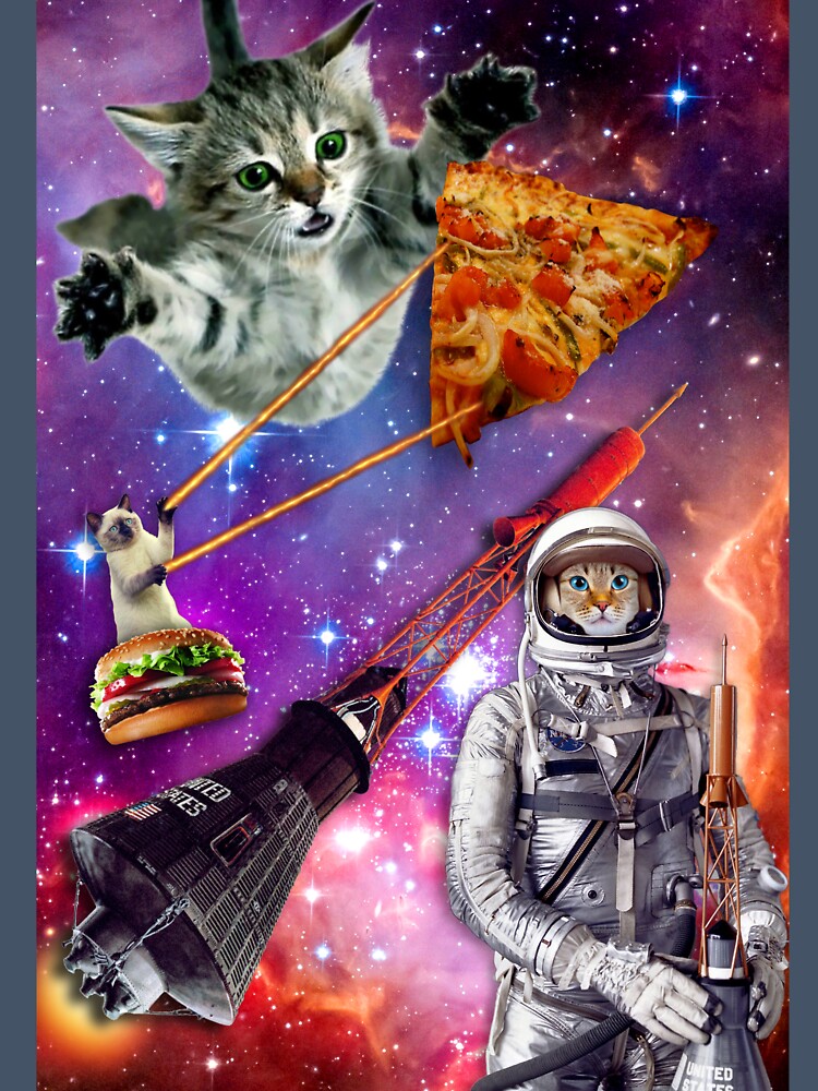 Pizza Cat in Space by scooterbaby