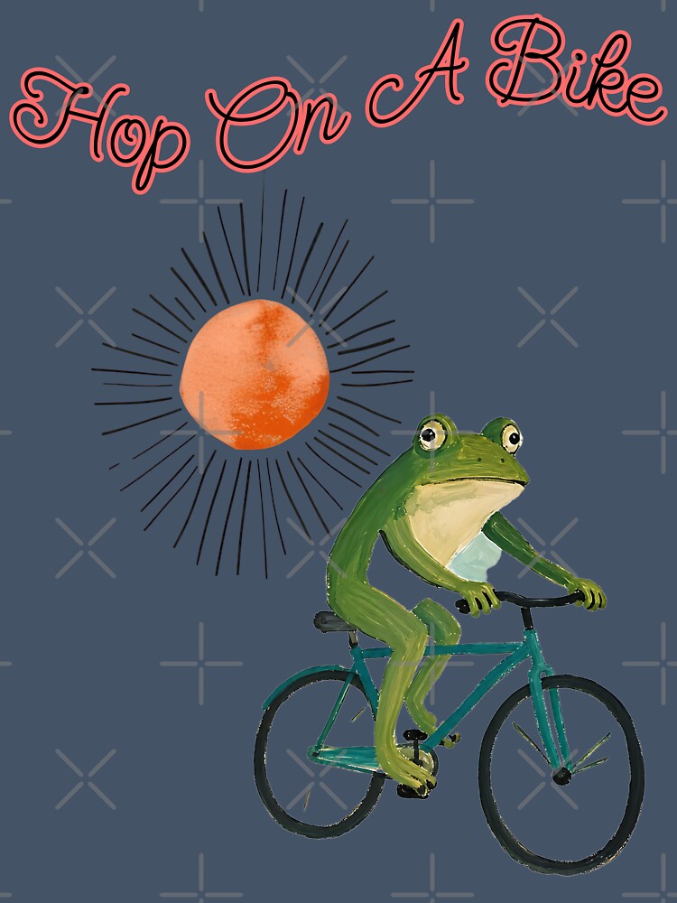 A Frog on A bicycle. by ShindigiddyDog