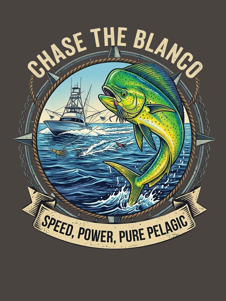 Chase the Blanco Speed Power Pure Pelagic Vintage Mahi Fishing by Oddasshop