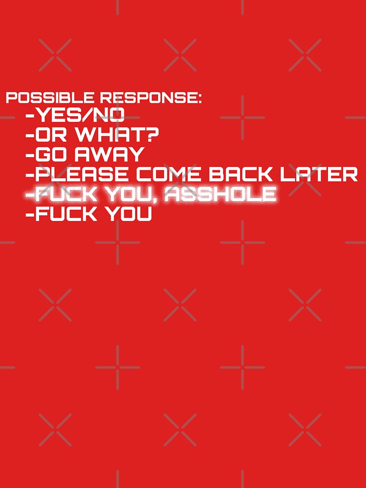 F*** You, Asshole (Terminator) by Ragetroll
