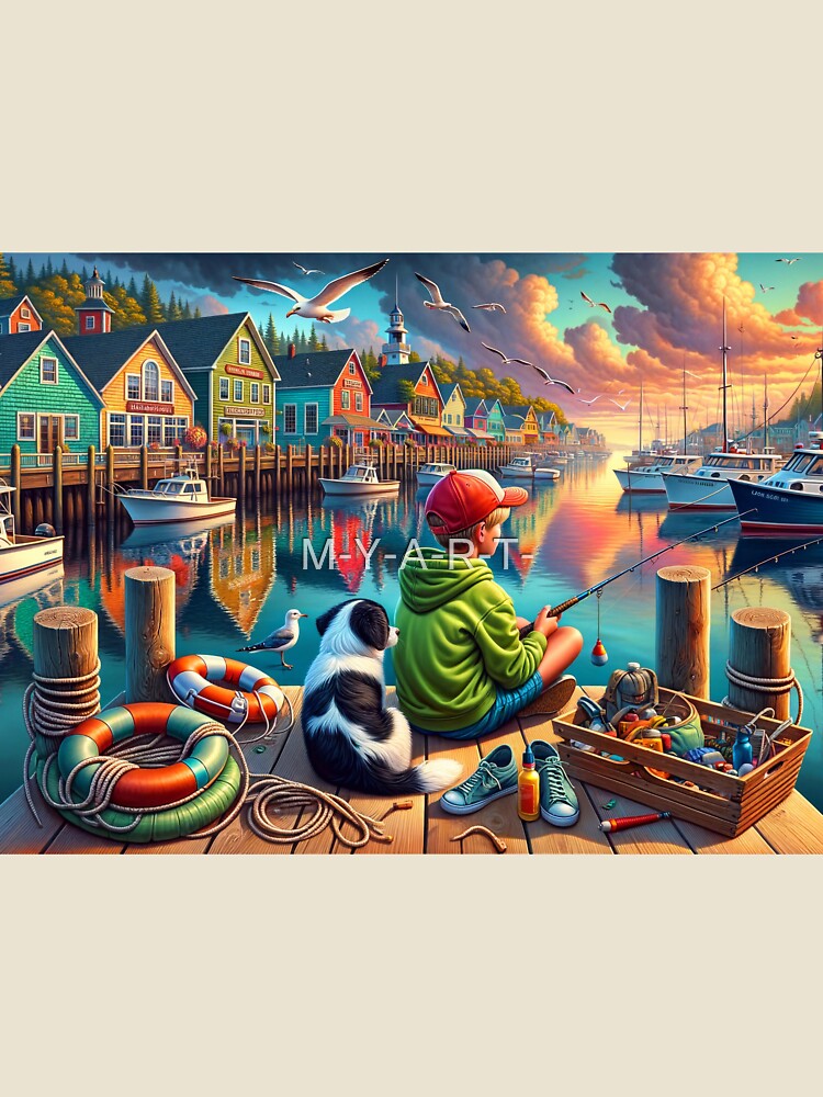 Fishing buddies by M-Y-A-R-T-