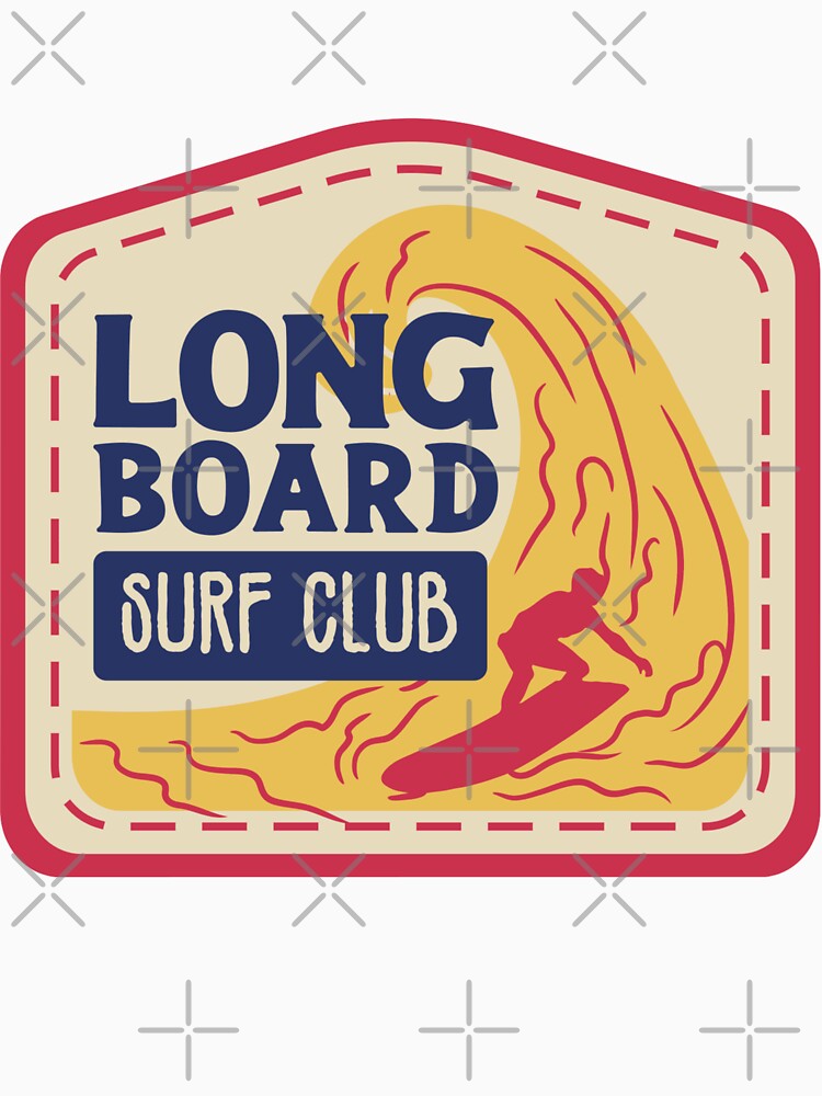 Long Board Surf Club T Shirt by F.O.M.O. Artifacts From a Broken Alternative Reality