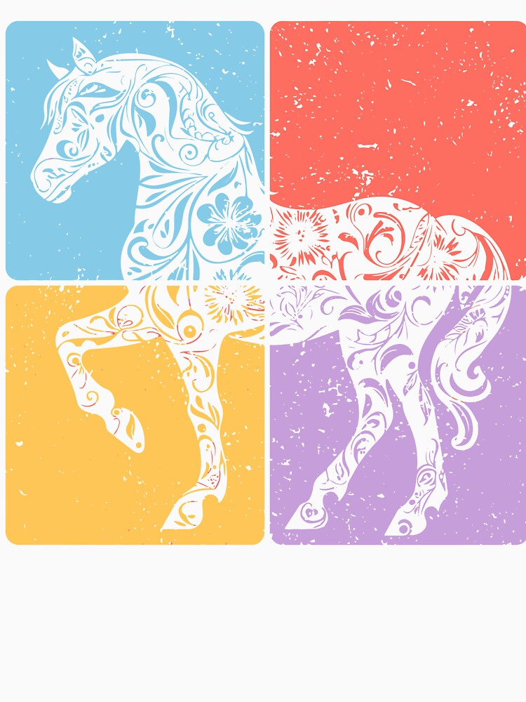 Vintage Carousel Horse Aesthetic by TuncGK