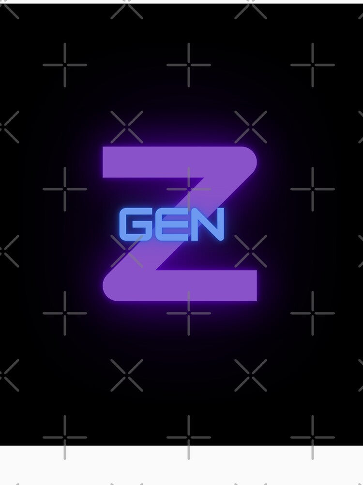 Bold GEN Z Vibes – Neon Glow Statement Design by Zensity