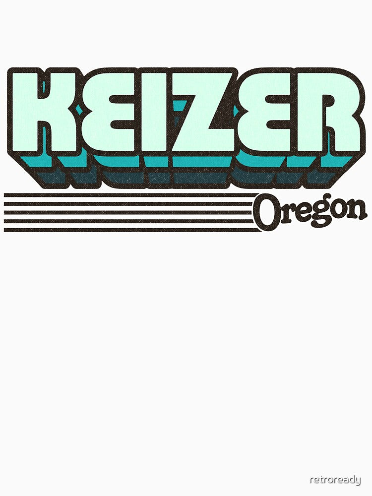 Keizer, Oregon | Retro Stripes by retroready
