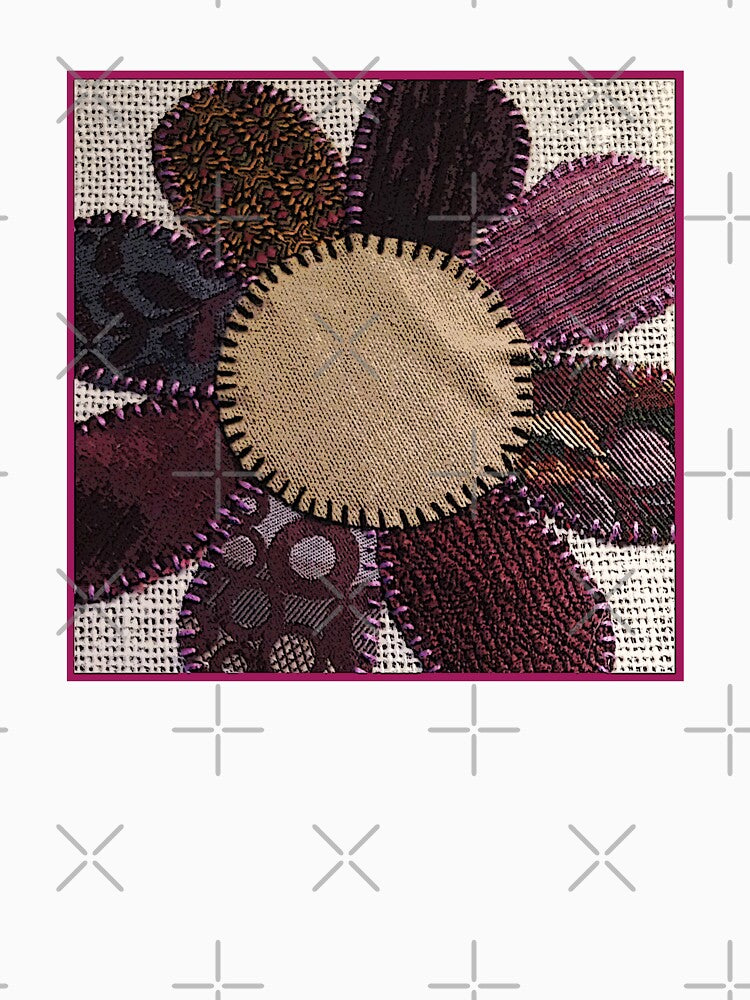 Excerpt from 3 Flowers #1-Purple by ErinBrieArt