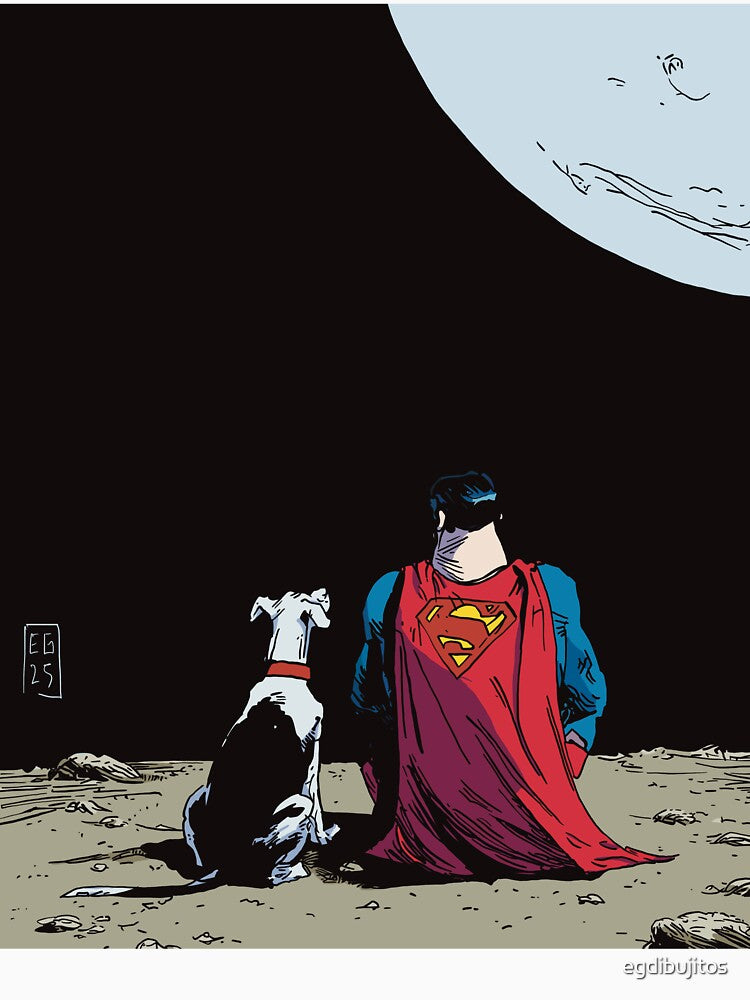 Super and Krypto by egdibujitos