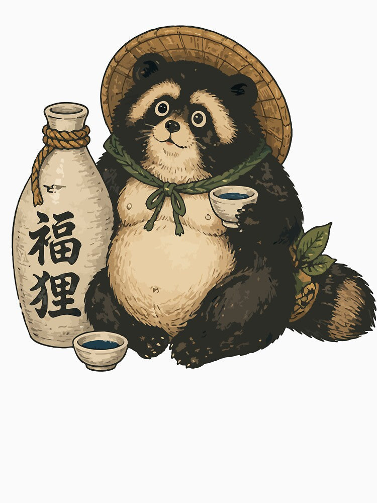 Lucky Tanuki — Sake & Good Fortune by lmosamiha