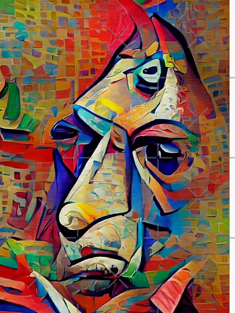 Modern Art Cubist Style Abstract Art by CattlettArt