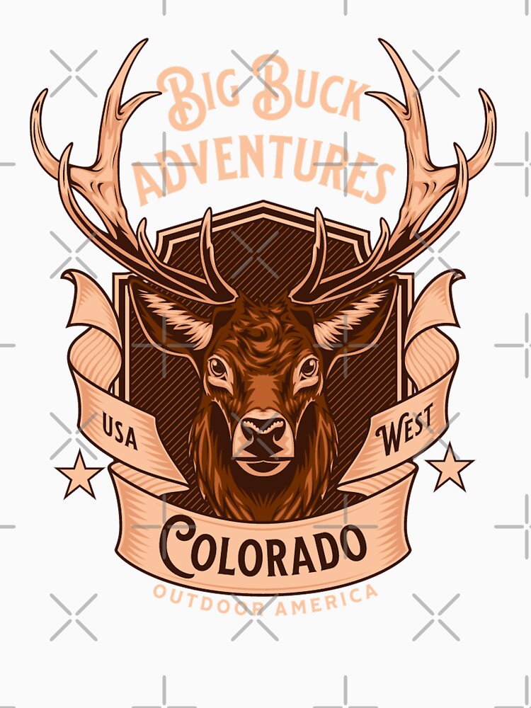Vintage Deer Hunting Colorado by CattlettArt
