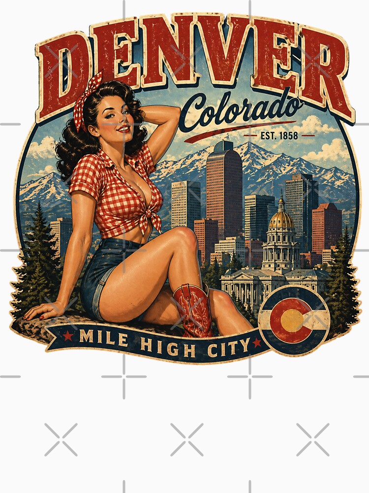 Pinup Denver Colorado Variant by PINDROPPA