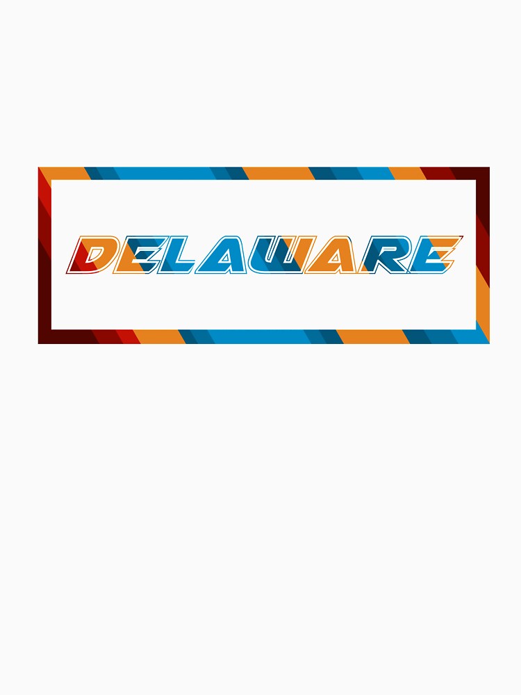 Delaware T-Shirt for Men and Women by AllStarMerch