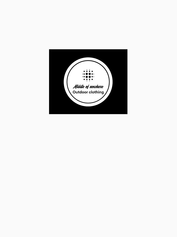 Middle of nowhere outdoor clothing logo by Middleonowhere