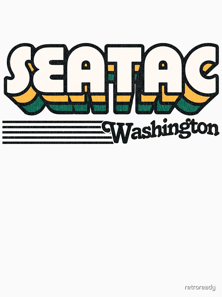 SeaTac, Washington | Retro Stripes by retroready