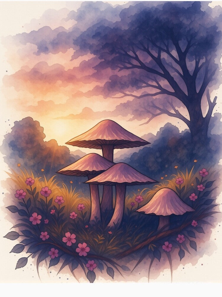 Sunset Mushroom Sanctuary by The Rogue Mark