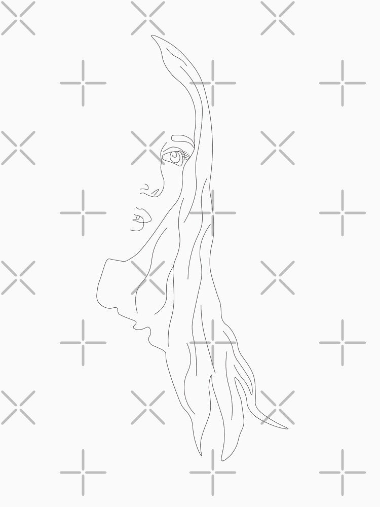 C.S. Line Art Portrait by lauren paulin
