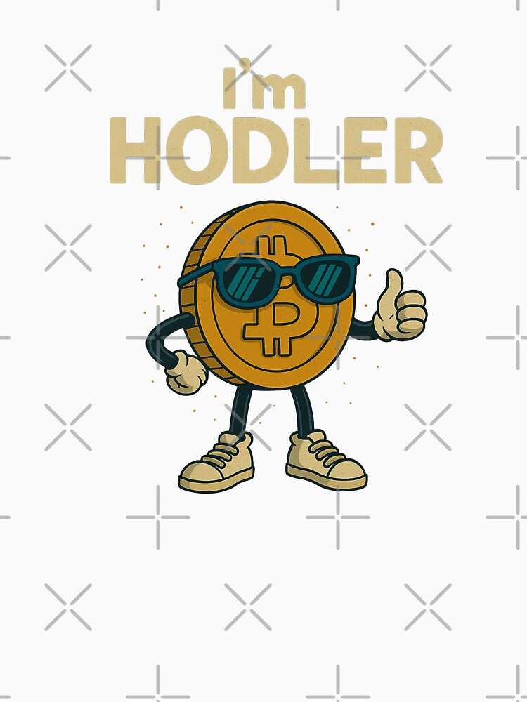 Bitcoin, I'm Hodler – Funny Gifts for Crypto Bitcoin Investor by Prints-by-Olaf