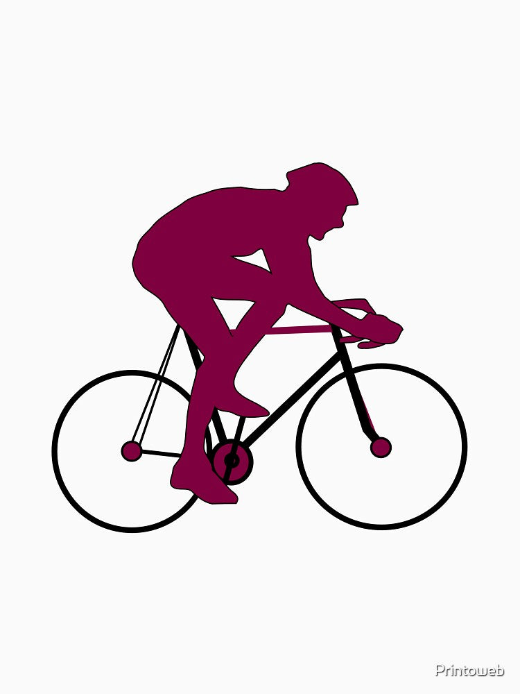 Bike Cyclist T-Shirt/Cycling Shirt /Cycling Accessories by Printoweb