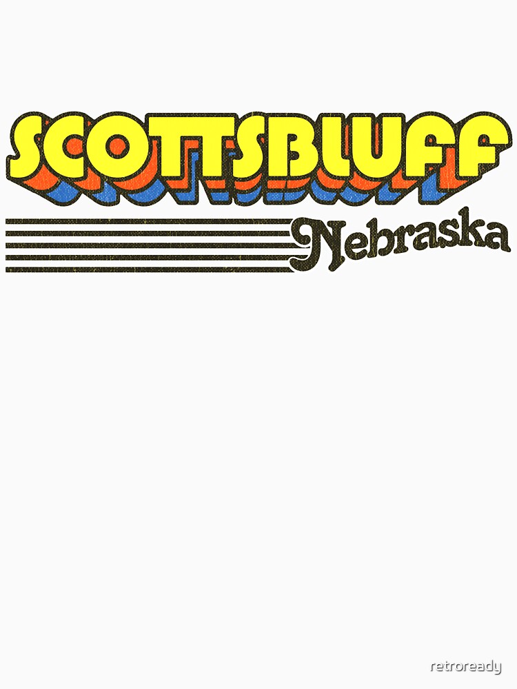 Scottsbluff, Nebraska | Retro Stripes by retroready
