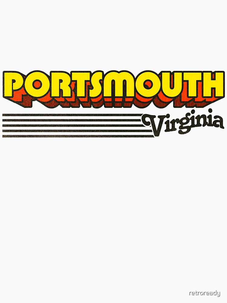 Portsmouth, Virginia | Retro Stripes by retroready