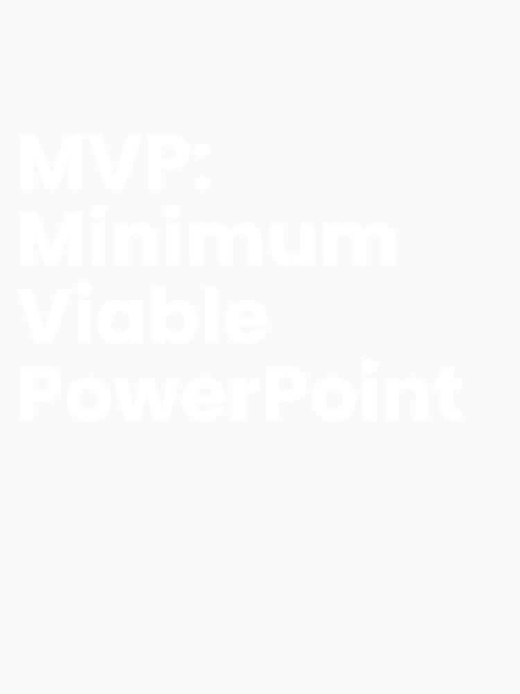 MVP: Minimum Viable PowerPoint by TrendStamps