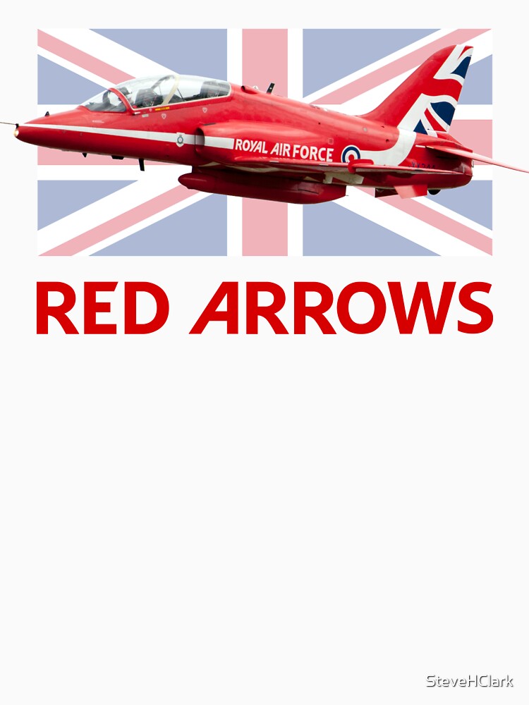 RAF Red Arrows and the Union Jack by Steve H Clark