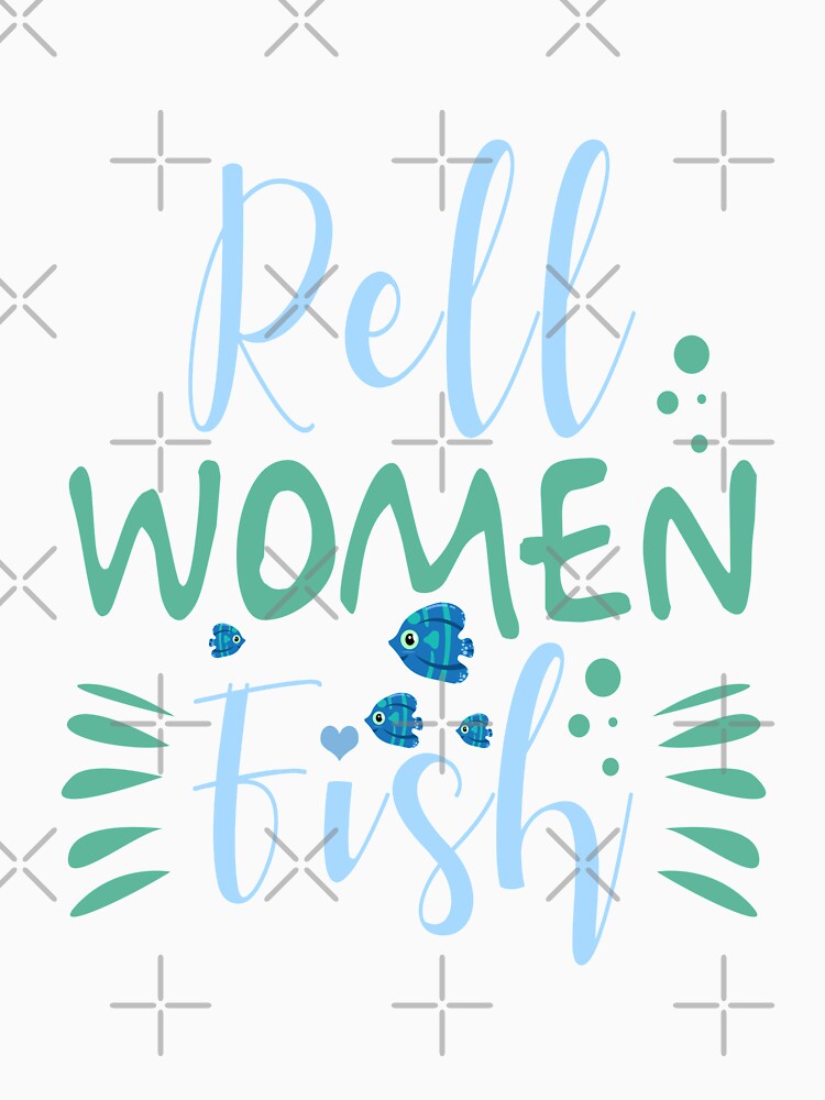 reel women fish by Space Art