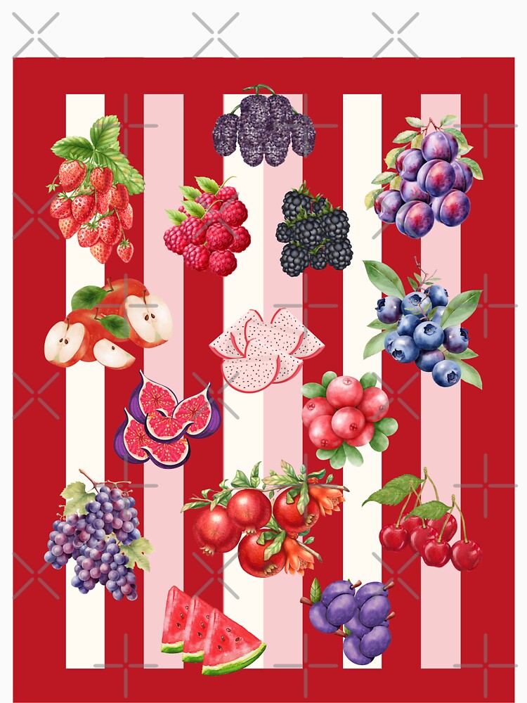 ​Vintage Fruit Watercolor Pattern by HBBS DESIGNS