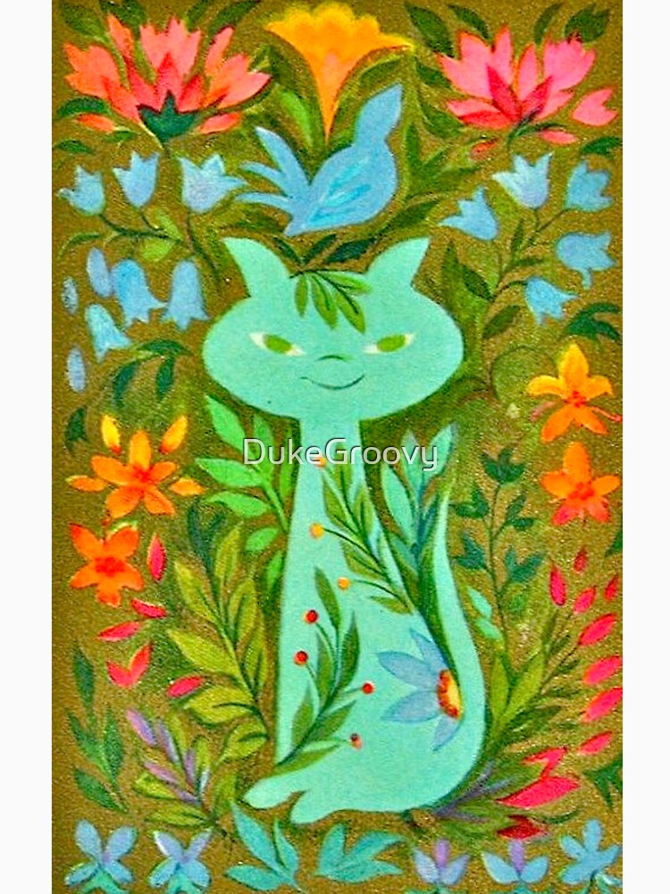 Retro Groovy Cat by DukeGroovy