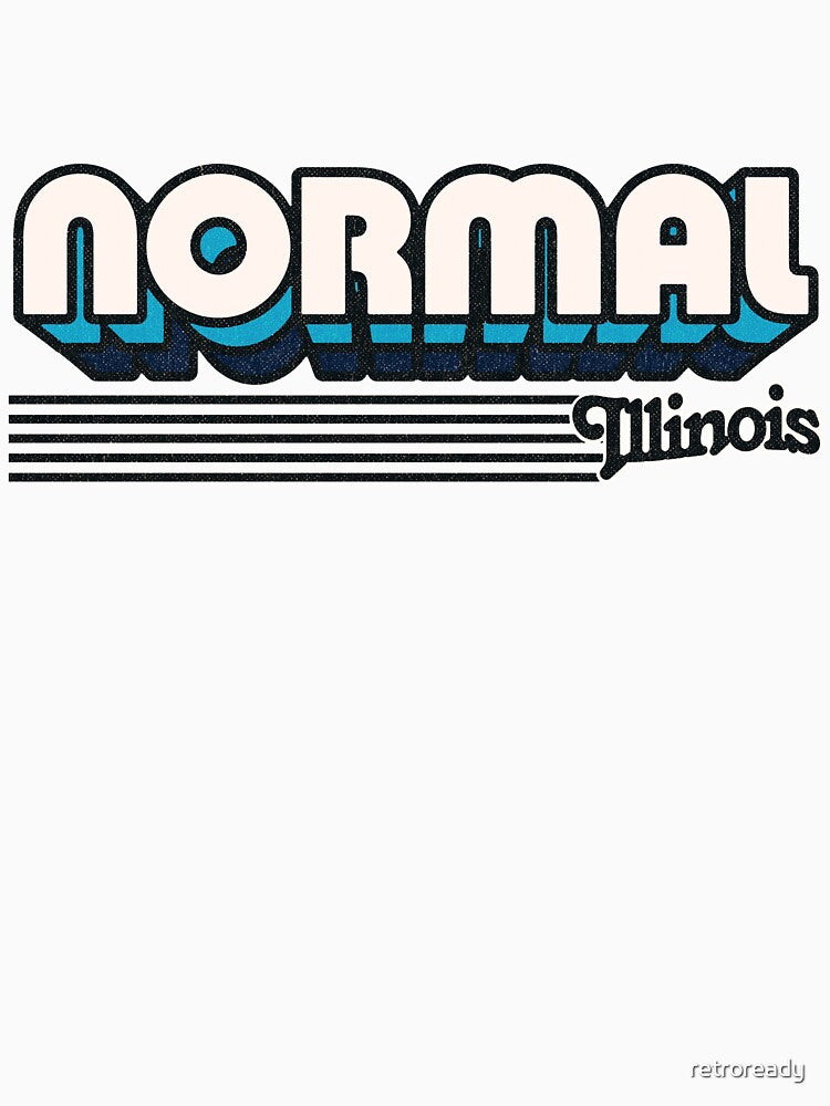 Normal, Illinois | Retro Stripes by retroready