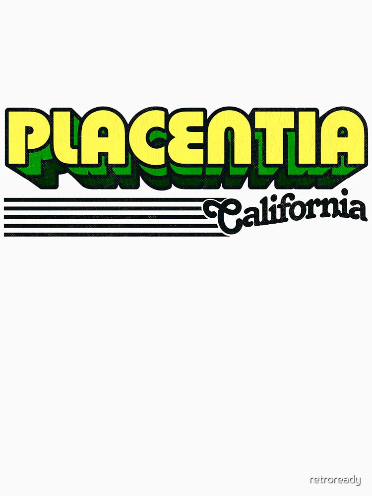 Placentia, California | Retro Stripes by retroready