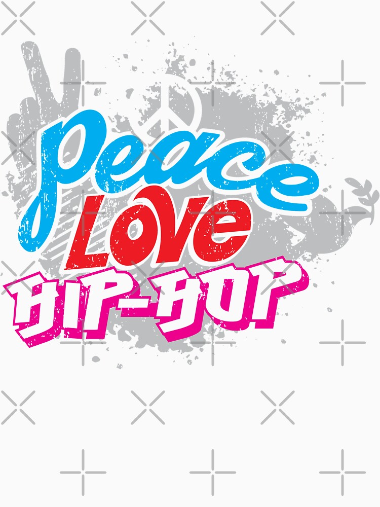 Peace Love Hip Hop Dancing Dancer Gift by Hananiah Merch