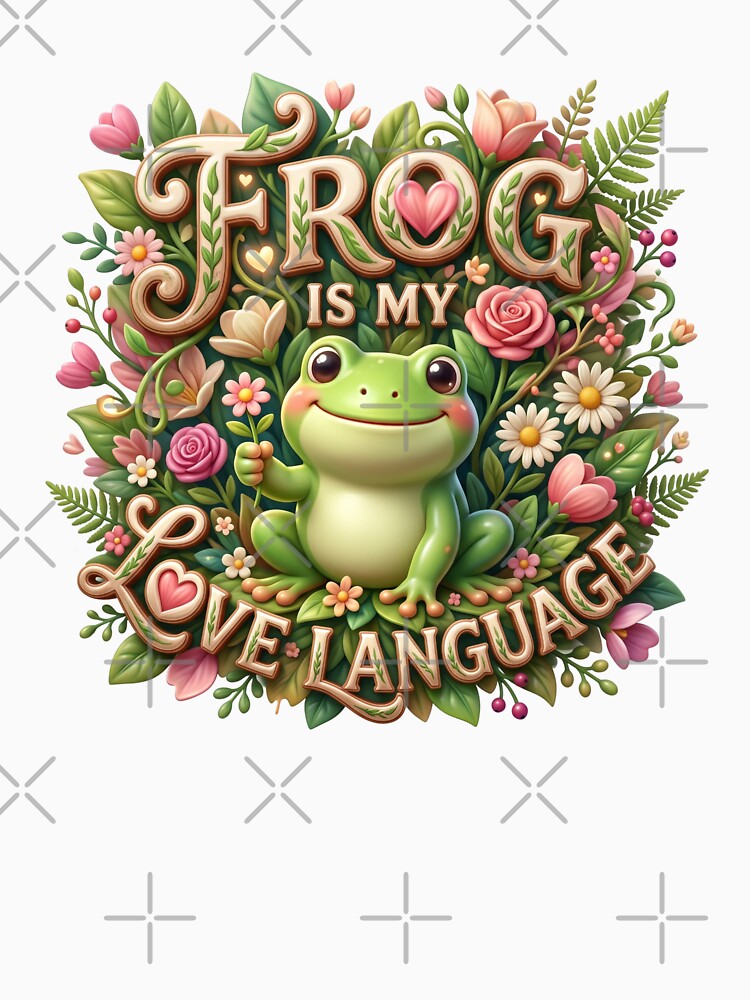 Frog Is My Love Language Cottagecore Frog Gift by pradeepvisuals