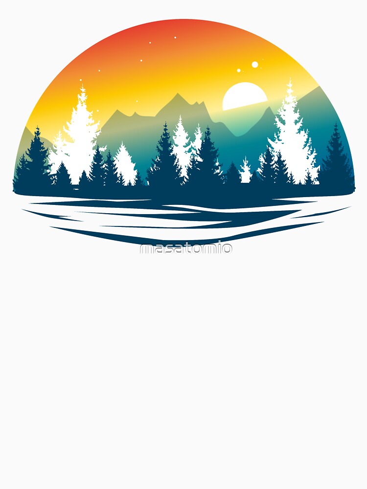 Scenic forest landscape by masatomio