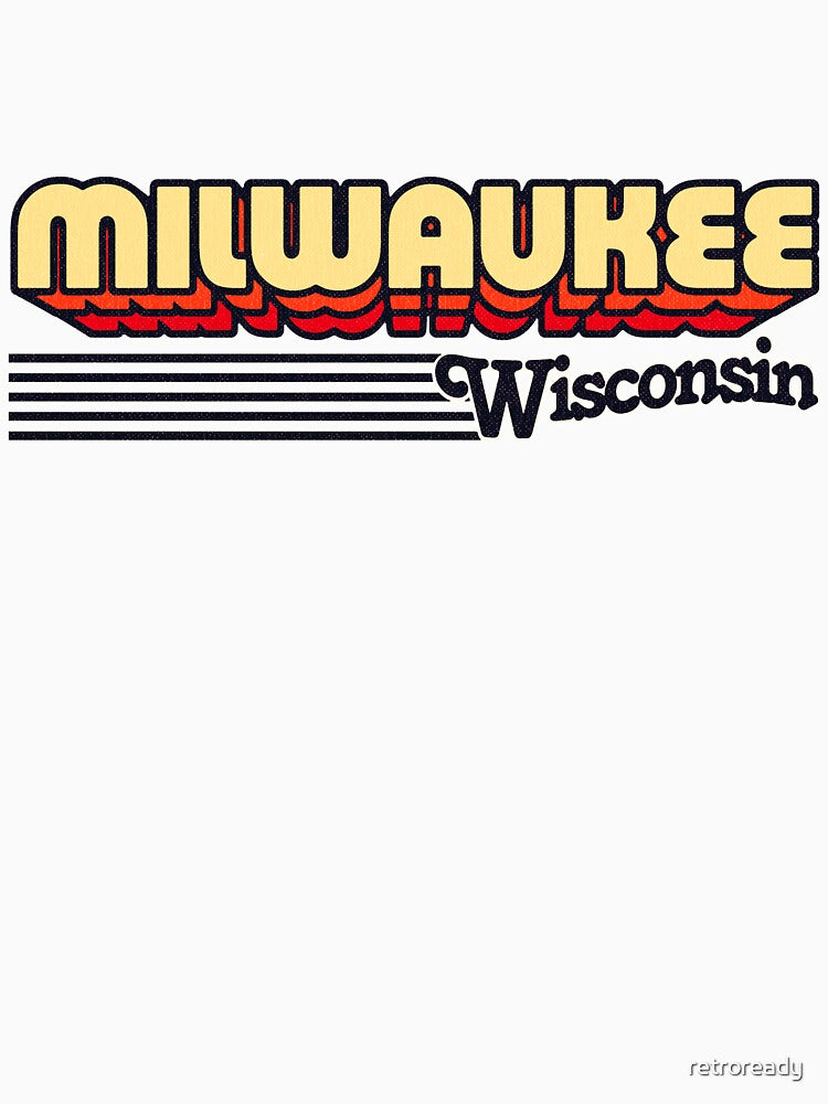 Milwaukee, Wisconsin | Retro Stripes by retroready