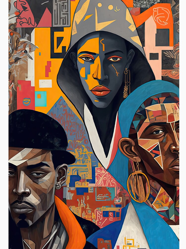Hip Hop Mosaic 08 by inoculum-art