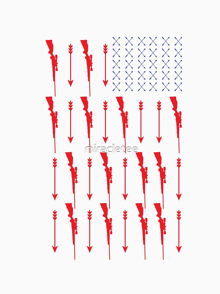 Usa American Flag Arrows by miracletee