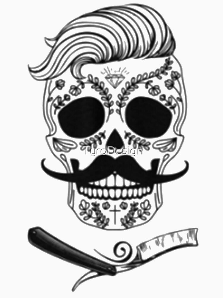 Barber Sugar Skull by TyroDesign