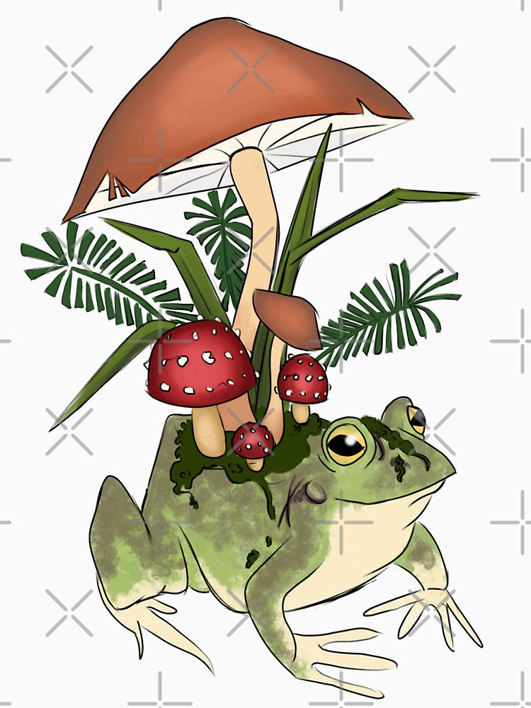 Mushroom Frog by strangerlace