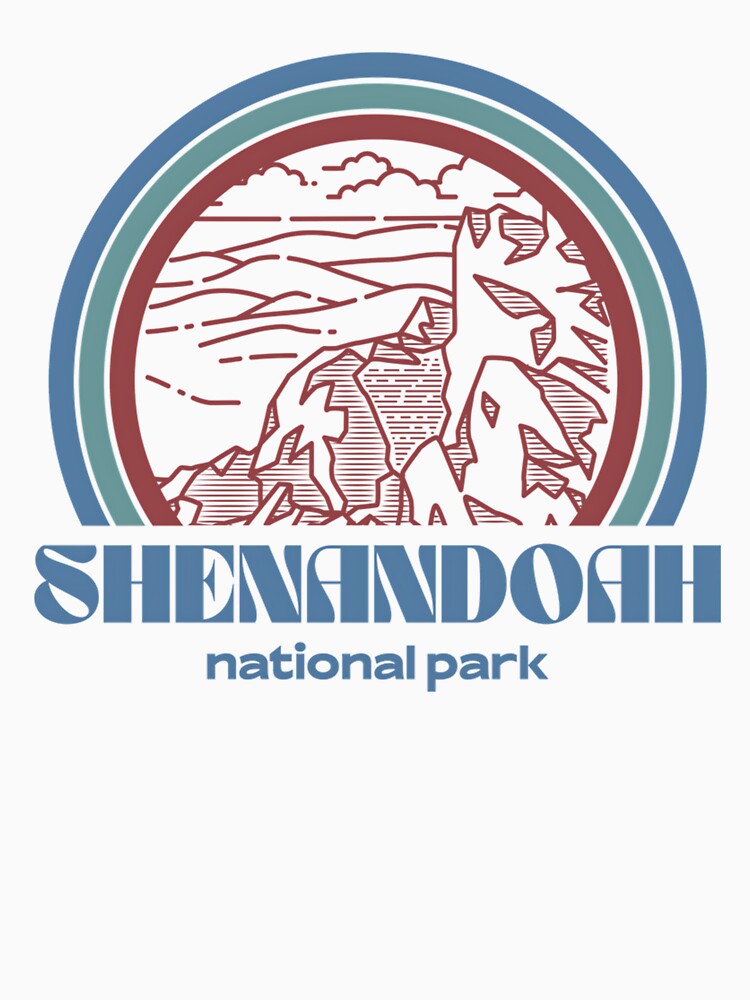 Shenandoah National Park Retro Vintage Style Outdoor Hiking by Georgidy