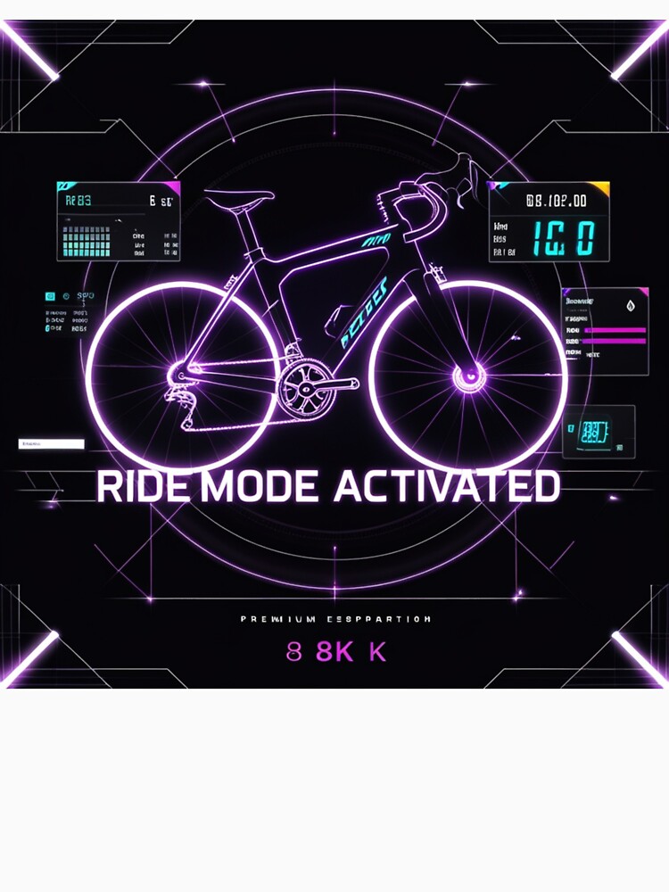 Ride Mode Activated | Cycling Typography | Futuristic Bike Streetwear | Ctrlr Sports Mode by Ctrlr
