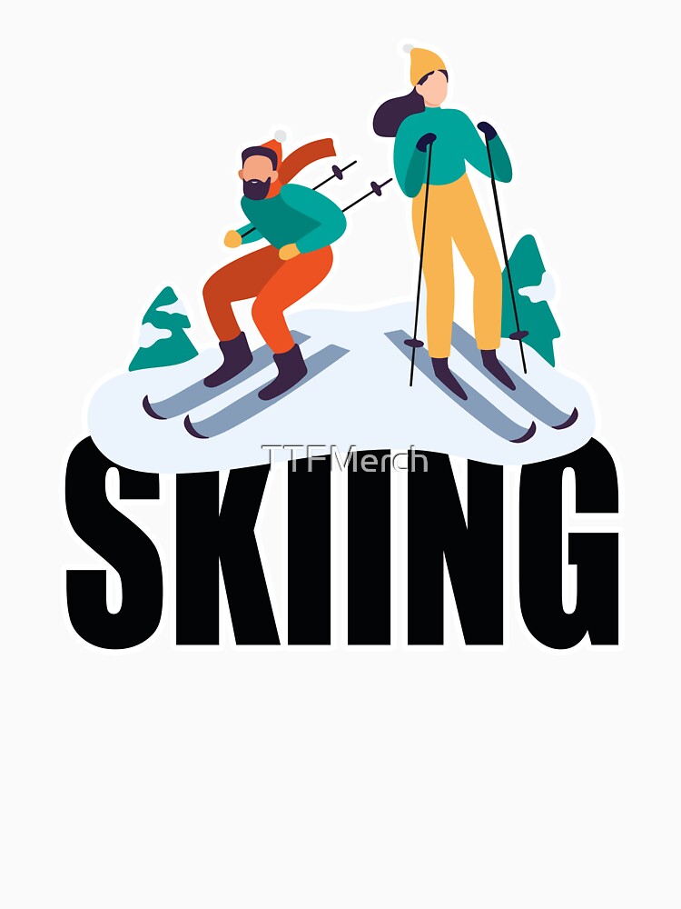 Activities Outdoor Adventure Skiing Gift by TTFMerch