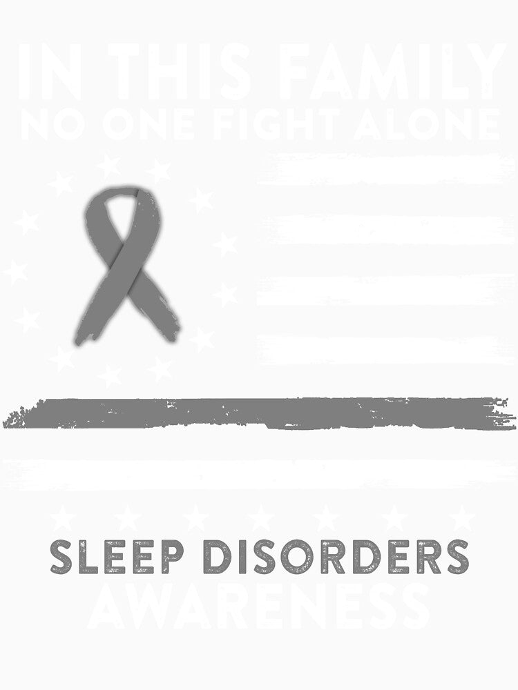 In This Family No One Fights Sleep Disorders Alone American Betsy Ross Flag by deputylove