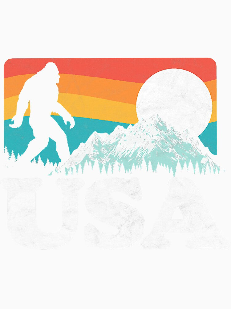 Usa Bigfoot Mountains Outdoor 80s by YesterDayCheck