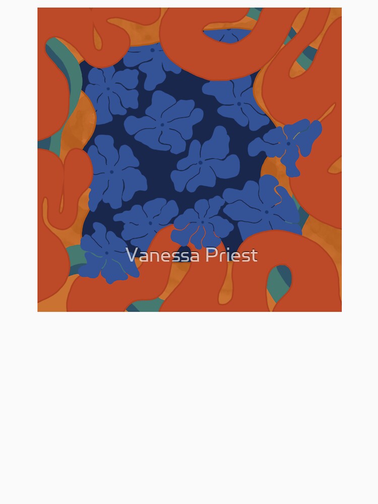 Wavy Flowers - Groovy Gal by Vanessa Priest