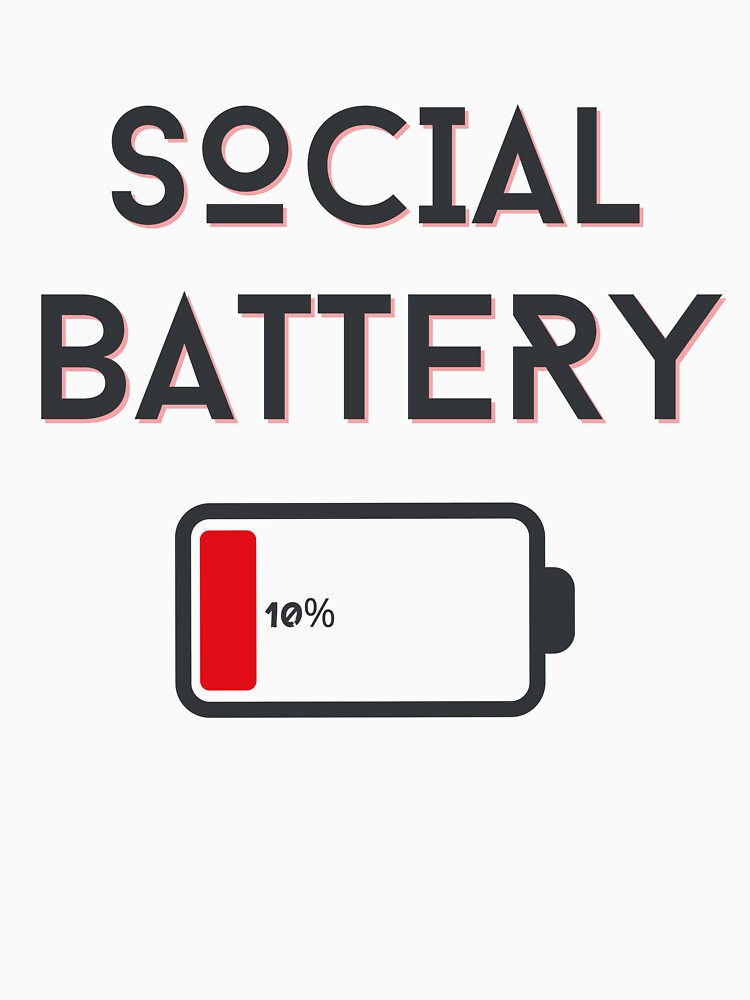 Run out of social battery by toriodesigns